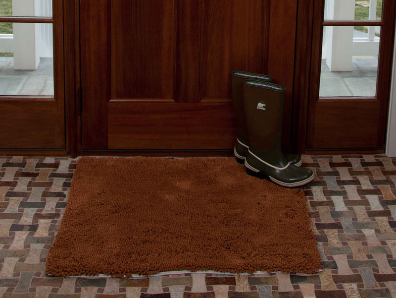 Plain Caramel Absorbent Doormat