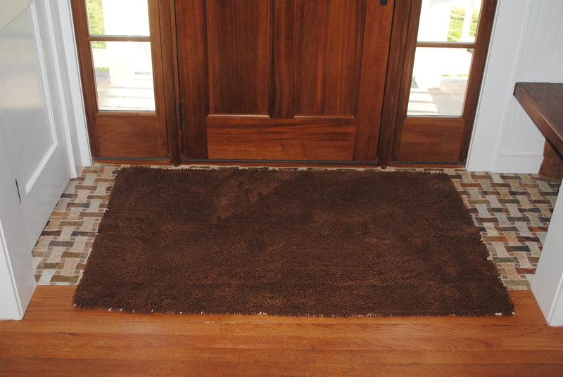 Plain Chocolate Absorbent Doormat