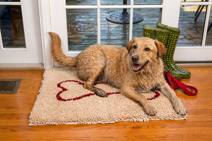 Beige Bone Absorbent Doormat for Wet Dogs | Soggy Doggy