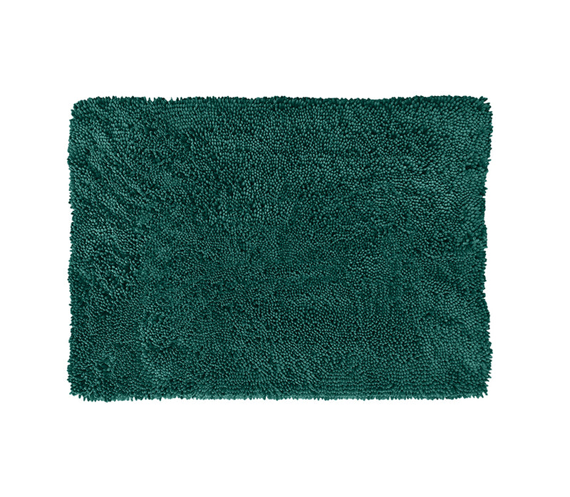 Plain Evergreen Absorbent Doormat