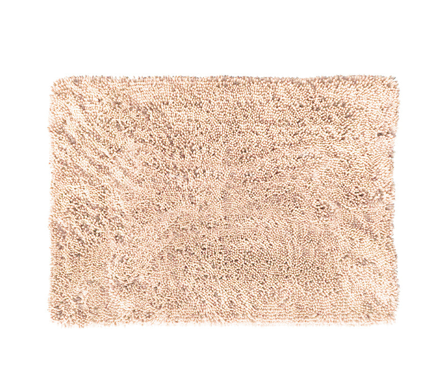 Plain Beige Absorbent Doormat - Thumbnail 2