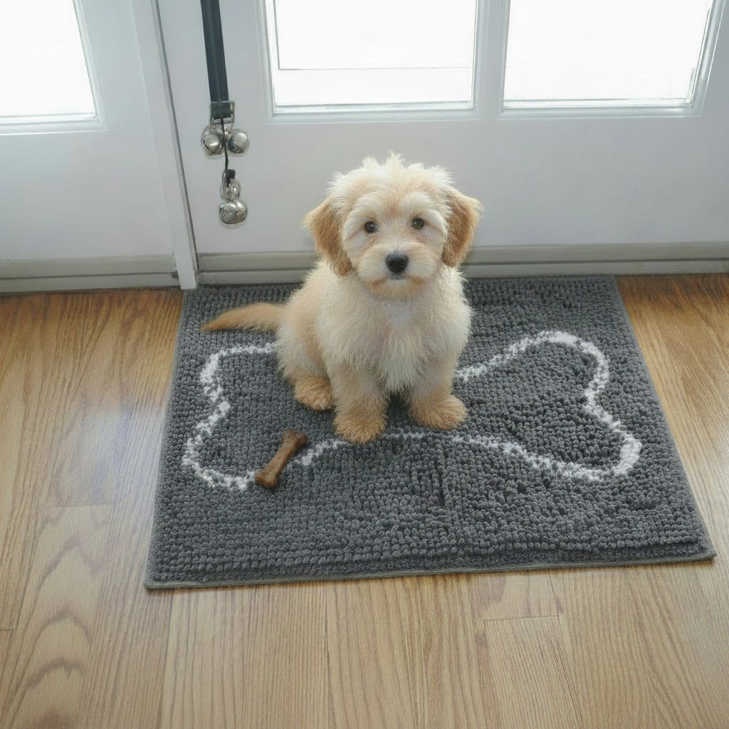 Grey Bone Absorbent Doormat - Thumbnail 5