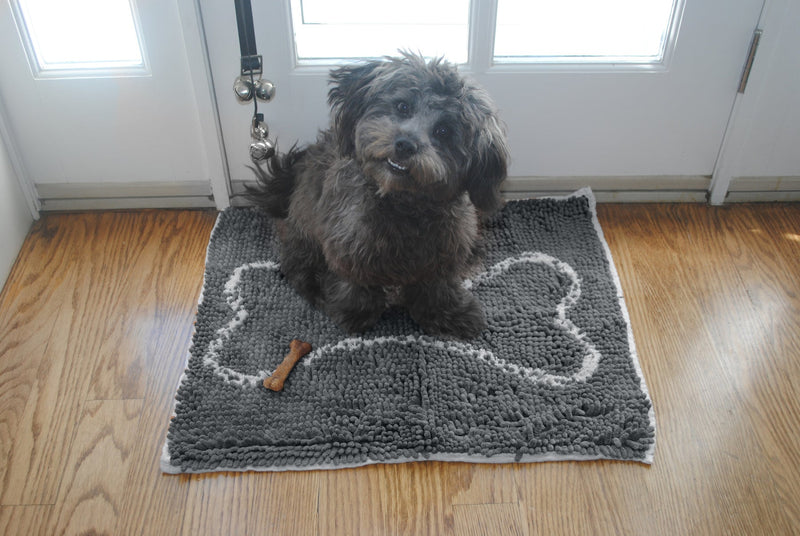 Grey Bone Absorbent Doormat