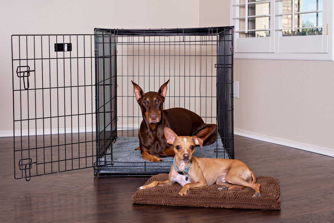 Soggy Doggy Crate Mate Pad Travel Bed Dark Chocolate Small 18 x 24