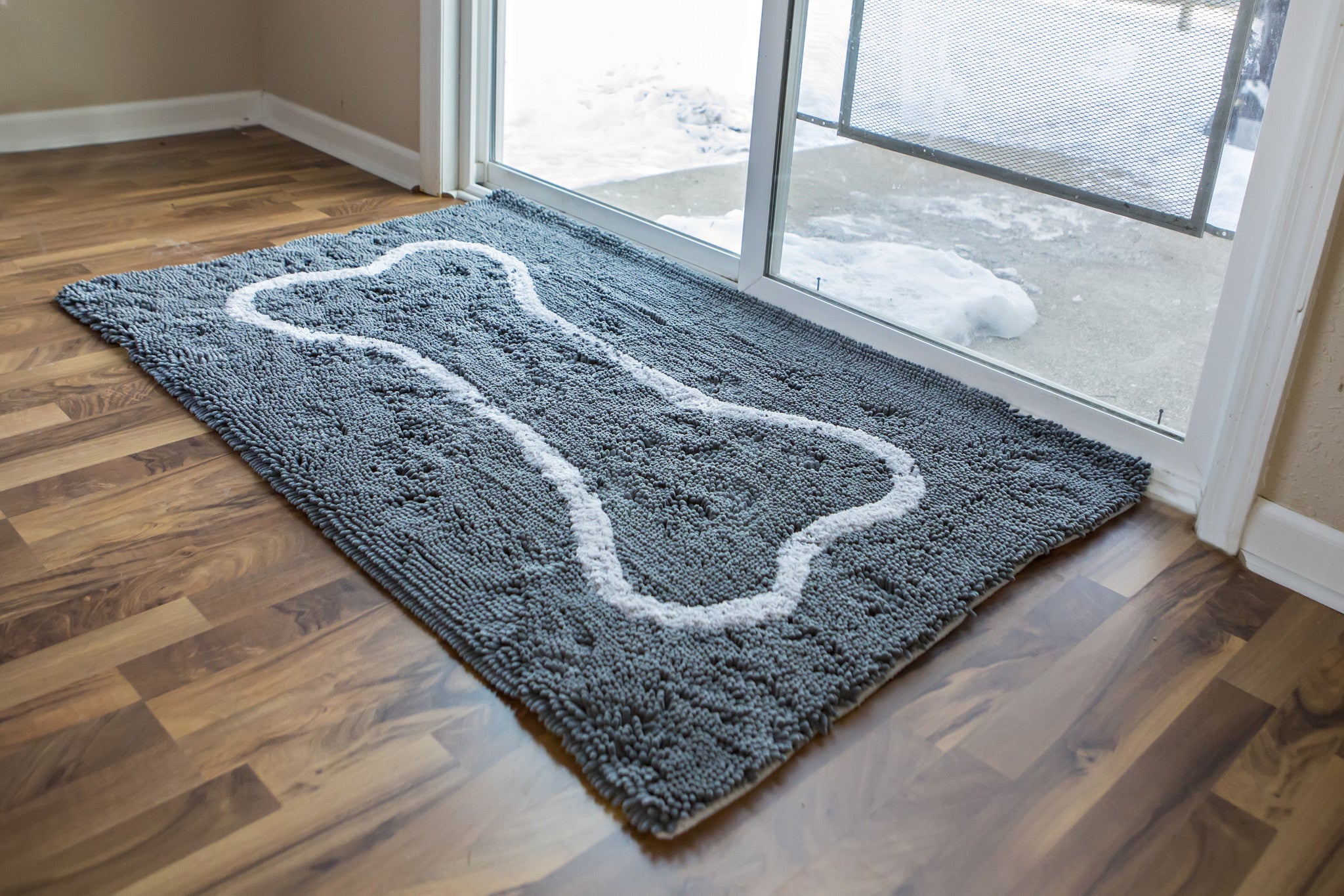 Grey Bone Absorbent Doormat - Thumbnail 3
