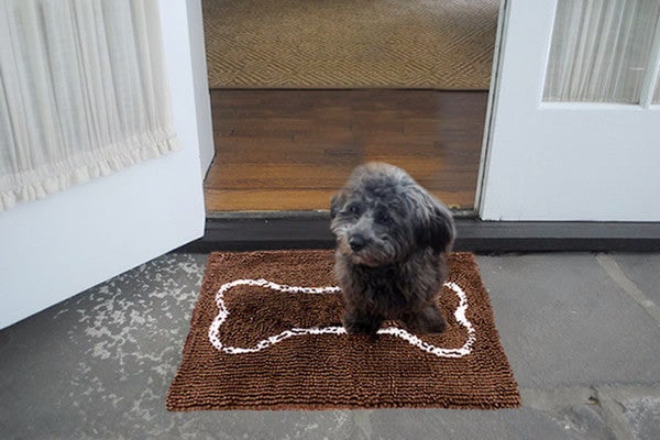 Soggy Doggy Large Microfiber Chenille Doormat - Bone Design – The Pasl