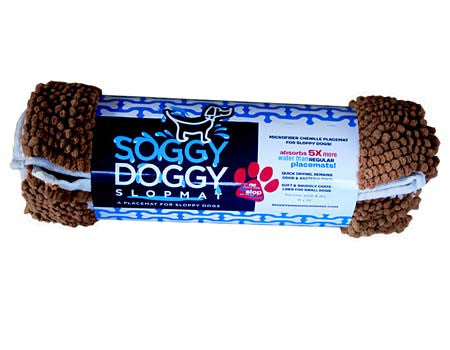 Soggy Doggy Slopmat: Dark Chocolate with Oatmeal Bone