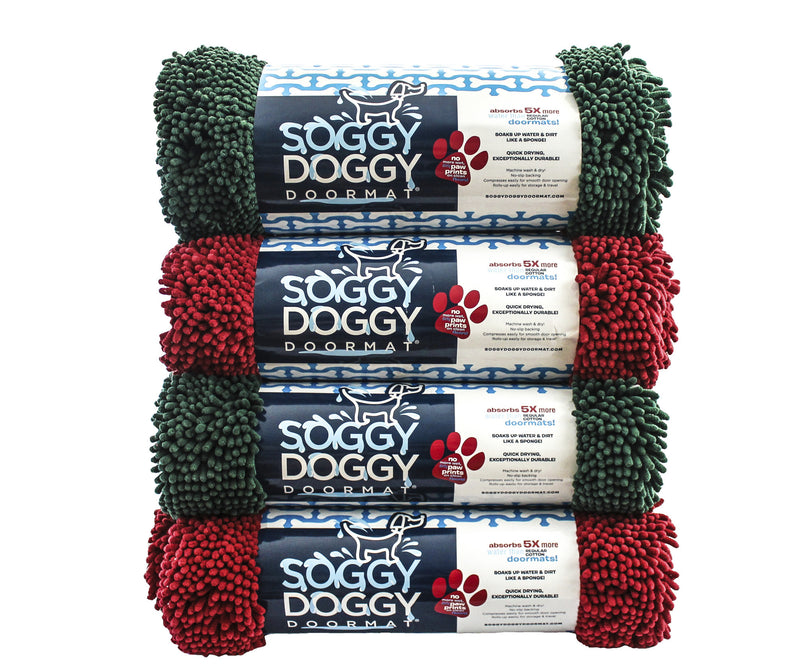 Cranberry Bone Absorbent Doormat